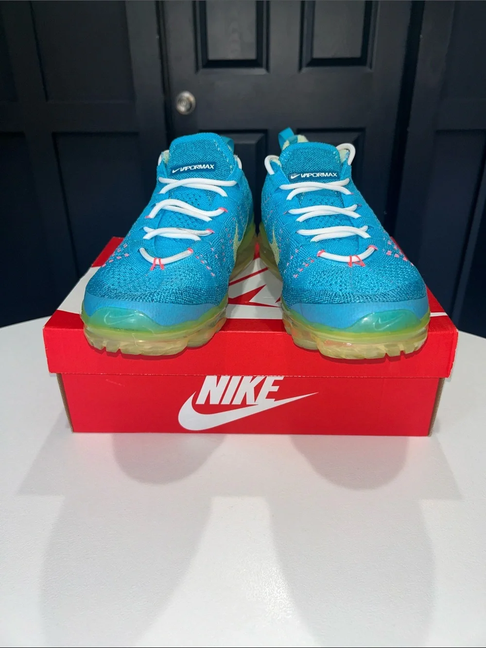 Nike Air VaporMax 2023 FlyKnit “Baltic Blue Citron Tint” Men’s Size 13